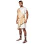 California Costumes grecki bóg toga męska Kremowy/złoty S-M - 2