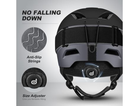 Kask narciarski i gogle , zestaw nowy kask snowboardowy z goglami - 3