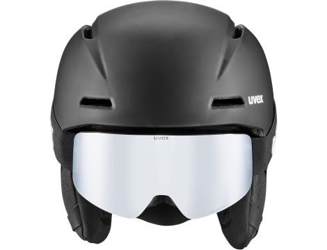 Kask narciarski czarny (51-55cm) z goglami UVEX Viti Set Black matt - 3