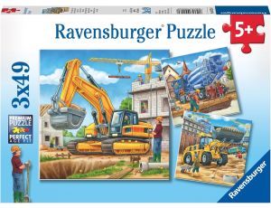 Puzzle 3x49 Duże pojazdy budowlane Ravensburger - image 2