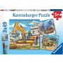 Puzzle 3x49 Duże pojazdy budowlane Ravensburger - 3