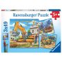 Puzzle 3x49 Duże pojazdy budowlane Ravensburger - 2