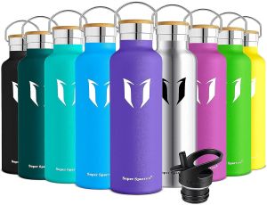 Bidon Super Sparrow 1000 ml róże i fiolety - image 2
