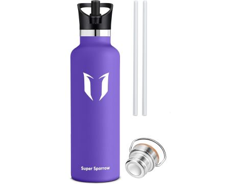 Bidon Super Sparrow 1000 ml róże i fiolety - 3