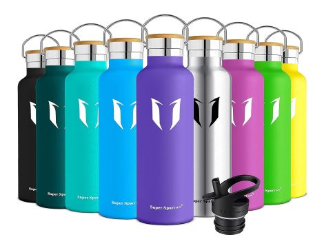 Bidon Super Sparrow 1000 ml róże i fiolety