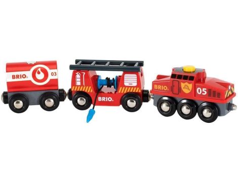Brio Drewniana Lokomotywa Do Przeładunków 33844 - 4