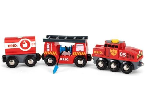 Brio Drewniana Lokomotywa Do Przeładunków 33844 - 5