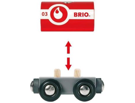 Brio Drewniana Lokomotywa Do Przeładunków 33844 - 6