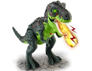 Zabawka dinozaurów z rozpylaczem, światłami i rykiem - image 2