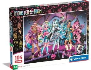 PUZZLE 104 SUPER MONSTER HIGH, CLEMENTONI - image 2