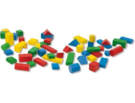 Klocki drewniane 50 SZT Eichhorn BABY BLOCKS - 4