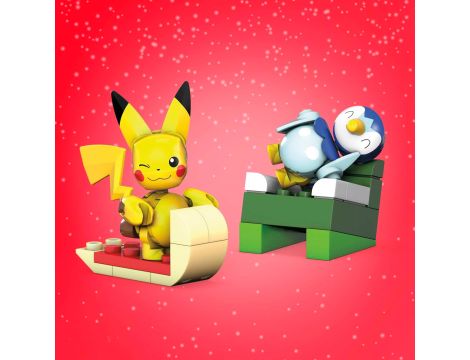 MEGA CONSTRUX POKEMON KLOCKI kalendarz adwentowy, dla dzieci +6 lat - 8