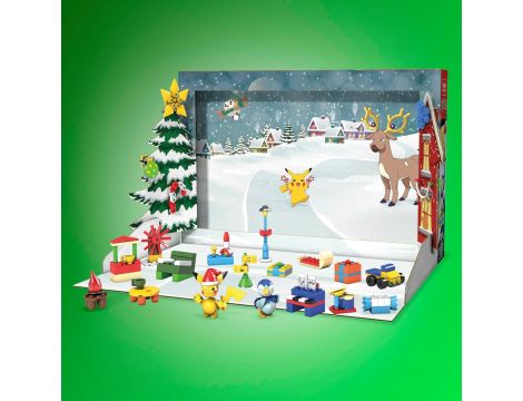 MEGA CONSTRUX POKEMON KLOCKI kalendarz adwentowy, dla dzieci +6 lat - 7