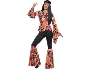Strój Hipiski Kostium Przebranie Hippie Lata 70 M - image 2