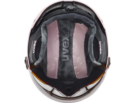 Kask narciarski Uvex Rocket Jr Visor r. S (51 - 55 cm) RÓŻOWY - 8