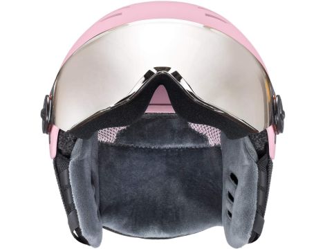 Kask narciarski Uvex Rocket Jr Visor r. S (51 - 55 cm) RÓŻOWY - 7