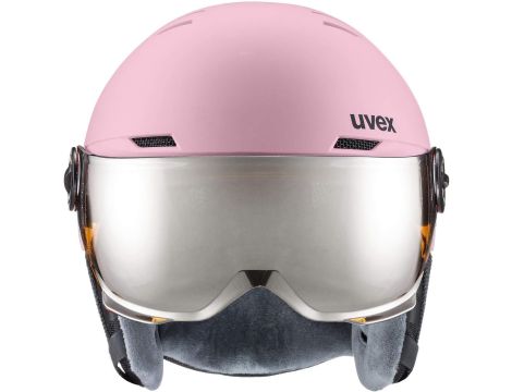 Kask narciarski Uvex Rocket Jr Visor r. S (51 - 55 cm) RÓŻOWY - 5