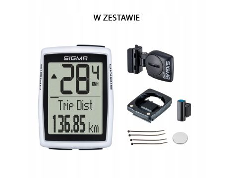 Licznik rowerowy bezprzewodowy Sigma BC 12.0 WL STS CAD - 7