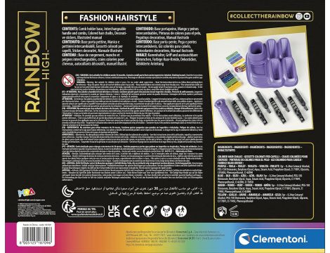 Rainbow High - Makijaż włosów - Modna tęczowa fryzura - 6