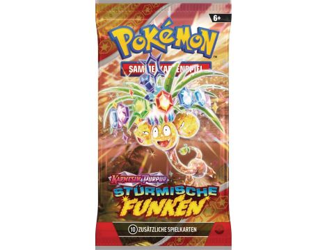 Pokémon - Kolekcjonerska Gra Karciana Karmesin & Purpur 18 Booster Pack - 7