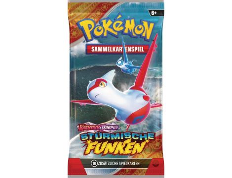 Pokémon - Kolekcjonerska Gra Karciana Karmesin & Purpur 18 Booster Pack - 8