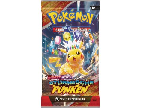 Pokémon - Kolekcjonerska Gra Karciana Karmesin & Purpur 18 Booster Pack - 6