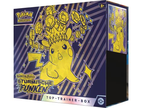 Pokemon Scarlet & Violet Surging Sparks Top Trainer Box - Niemiecki! - 4