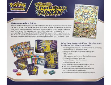 Pokemon Scarlet & Violet Surging Sparks Top Trainer Box - Niemiecki! - 5