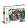 PUZZLE UKŁADANKA 60 EL LOVELY KOTEK KITTY TWINS UROCZE KOTKI - 4