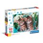 PUZZLE UKŁADANKA 60 EL LOVELY KOTEK KITTY TWINS UROCZE KOTKI - 2