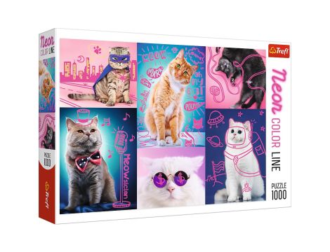 Puzzle 1000 elementów Neon Color Line Trefl