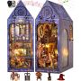 miniaturowy dom "zrób to sam" z muzyką i światłem LED - 3