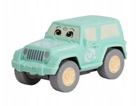 Autko Cozy Friends dla maluszka Zielony Jeep 11 cm Pojazd Samochód Dickie - 4