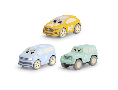 Autko Cozy Friends dla maluszka Zielony Jeep 11 cm Pojazd Samochód Dickie