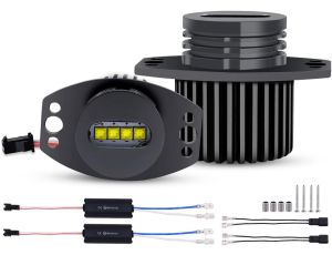 Biqing Angel Eyes Halo oświetlenie LED światła do jazdy dziennej 40 W 3 E90 - image 2