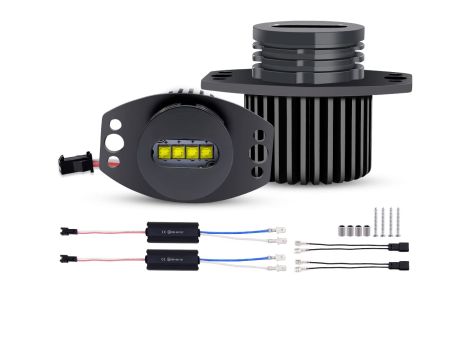 Biqing Angel Eyes Halo oświetlenie LED światła do jazdy dziennej 40 W 3 E90