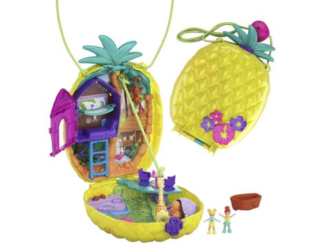 Kompaktowa torebka Mattel Polly Pocket GKJ64 ananas
