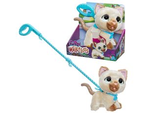 FurReal Duży Interaktywny chodzący Kotek na smyczy F8132 Hasbro