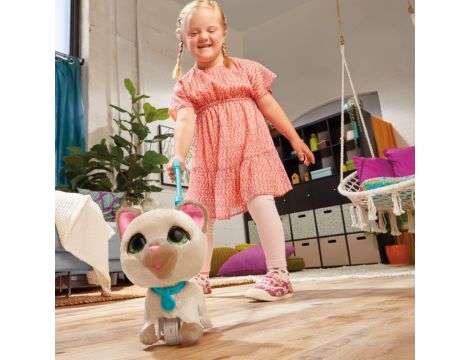 FurReal Duży Interaktywny chodzący Kotek na smyczy F8132 Hasbro - 8