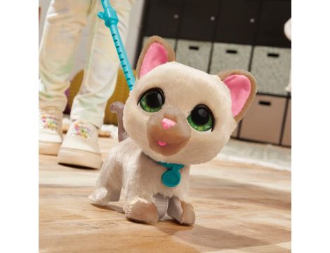 FurReal Duży Interaktywny chodzący Kotek na smyczy F8132 Hasbro - 10