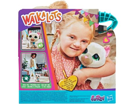 FurReal Duży Interaktywny chodzący Kotek na smyczy F8132 Hasbro - 6