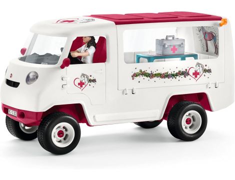 SCHLEICH 42439 KARETKA WETERYNARZ LECZNICA KOŃ - 5