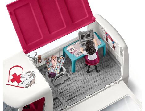 SCHLEICH 42439 KARETKA WETERYNARZ LECZNICA KOŃ - 6