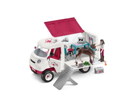 SCHLEICH 42439 KARETKA WETERYNARZ LECZNICA KOŃ