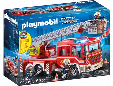 Playmobil Samochód strażacki z drabiną 9463 - 3