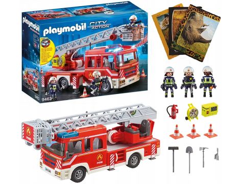 Playmobil Samochód strażacki z drabiną 9463 - 7