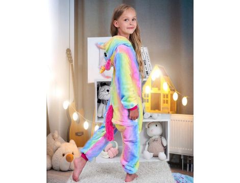 BIQIQI Piżama Jednorożec Onesie Dzieci Unisex Kostium - 9