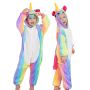 BIQIQI Piżama Jednorożec Onesie Dzieci Unisex Kostium - 2