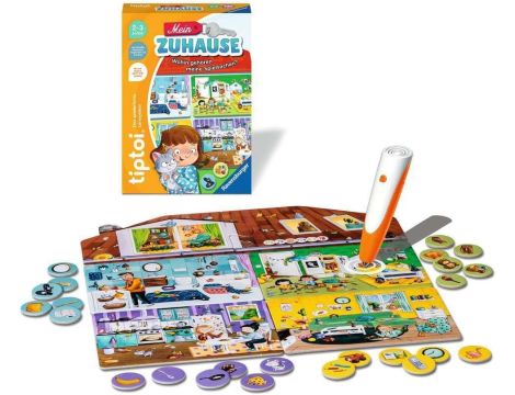 RAVENSBURGER 00196 TIPTOI GRA EDUKACYJNA MÓJ DOM DLA DZIECI 2+ 4194 - 4