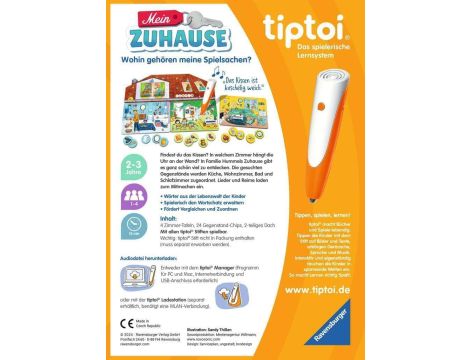 RAVENSBURGER 00196 TIPTOI GRA EDUKACYJNA MÓJ DOM DLA DZIECI 2+ 4194 - 3